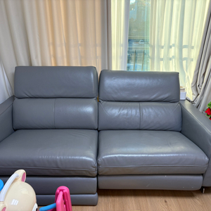 4인용 리클라이너 가죽소파