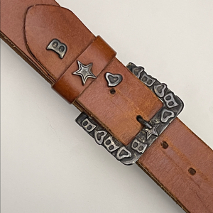 이태리 Blumarine의 빈티지 통가죽 벨트