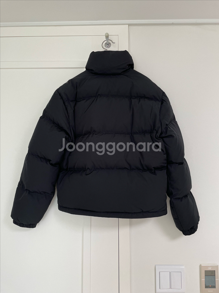 메종키츠네 숏 패딩 블랙--6