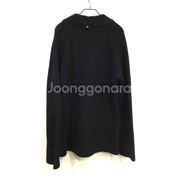 알레그리 allegri 남성 블랙 모 100% 포켓 니트 가디건 ARSW7D321(M)--2