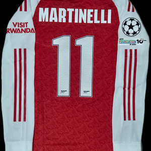 25 26 아스날 홈킷 마르티넬리 긴팔유니폼 L