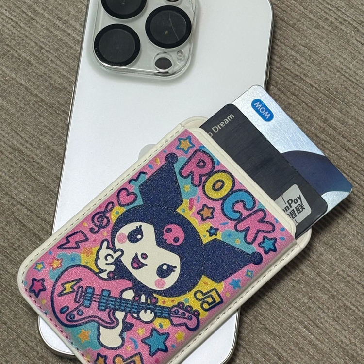 맥세이프 카드홀더 카드지갑 동물의숲 몬치치 쿠로미 짱구 키티--5