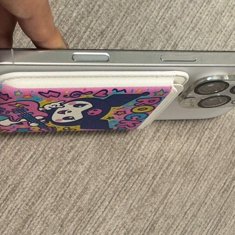 맥세이프 카드홀더 카드지갑 동물의숲 몬치치 쿠로미 짱구 키티--6