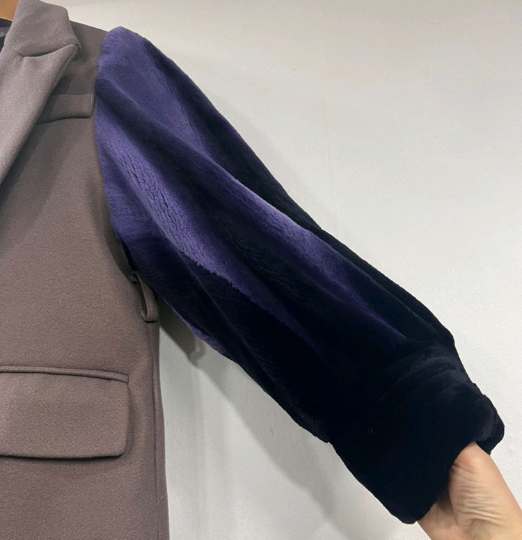 쉬어드밍크 롱코트--3