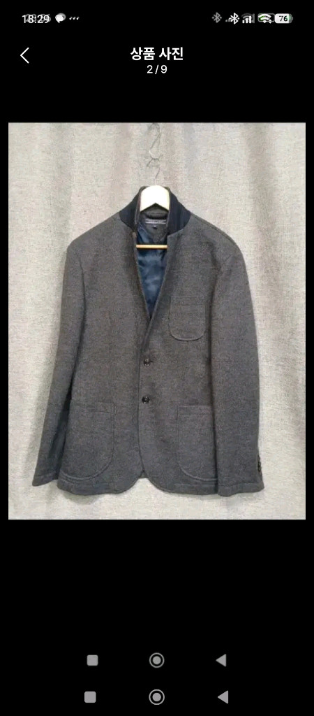 타미힐피거 남성 블레이저 48 차콜그레이(100/L)--1