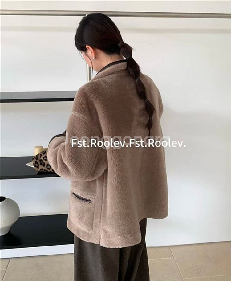 새상품 신상 리버시블무스탕 레자무스탕 레더코트 무스탕맛집--3