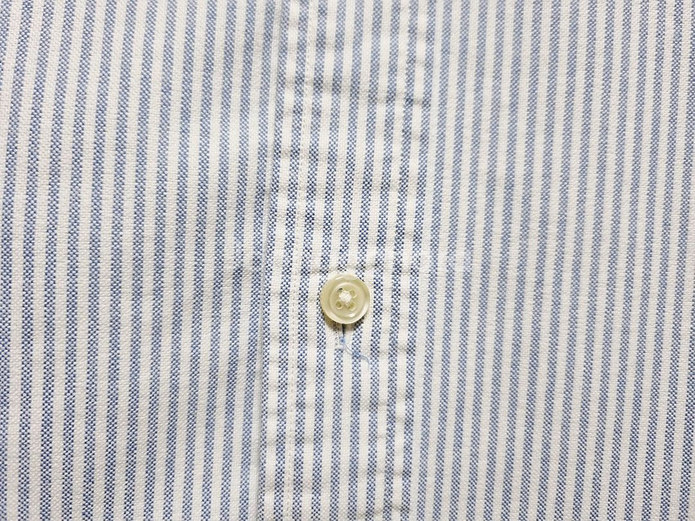 남성 폴로 클래식핏 옥스퍼드 옥스포드 스트라이프 긴팔 남방 셔츠--4