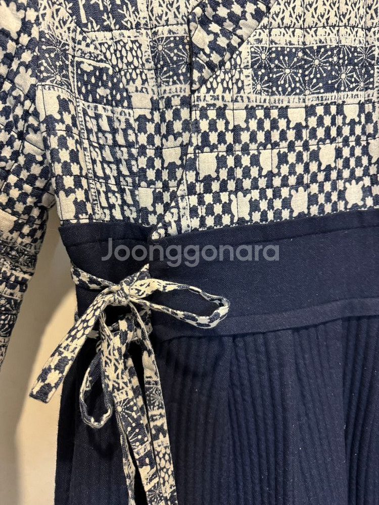 꼬마크 돌실나이 생활한복 철릭 원피스 누빔--2