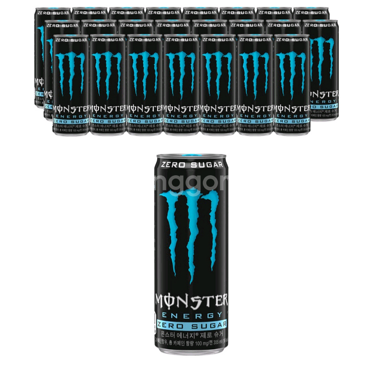 몬스터에너지드링크 울트라24개+제로슈거24개CAN 355ML 48캔--4