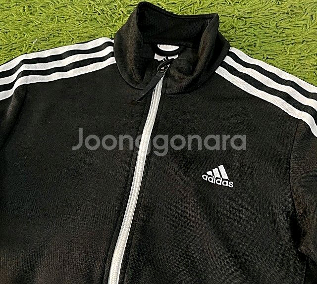 아디다스 블랙 검정 여자 트랙탑 져지집업 85/XS--1