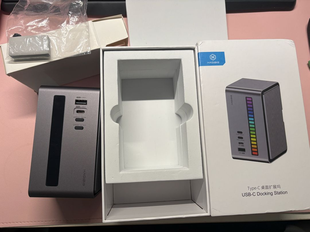 Hagibis 하기비스 USB-C 도킹스테이션 U100 Pro 풀박스--0