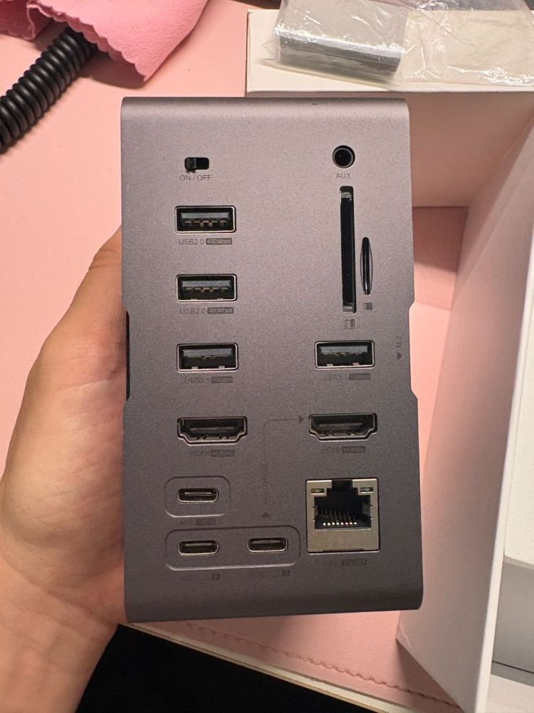 Hagibis 하기비스 USB-C 도킹스테이션 U100 Pro 풀박스--1