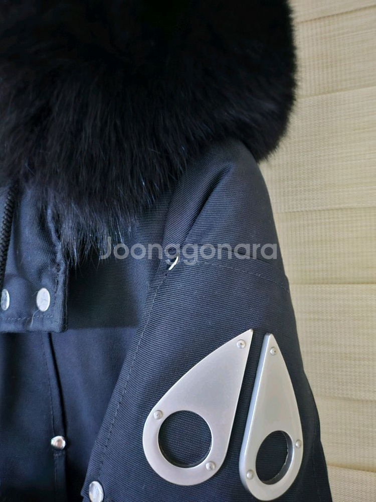 무스너클 롱패딩 블랙--1