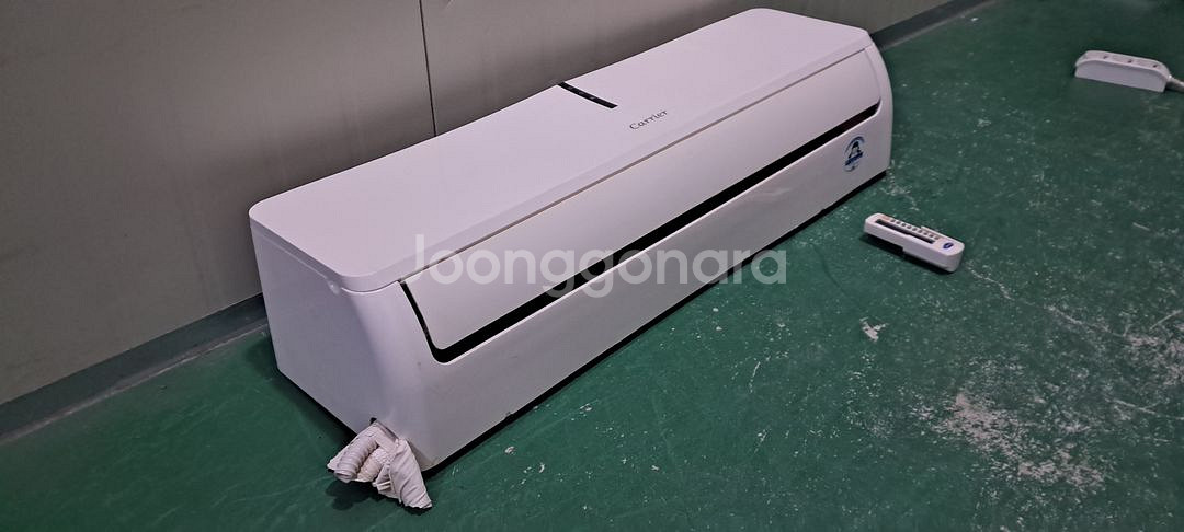 3387 캐리어 11평 벽걸이에어컨(화이트+정속형)--1