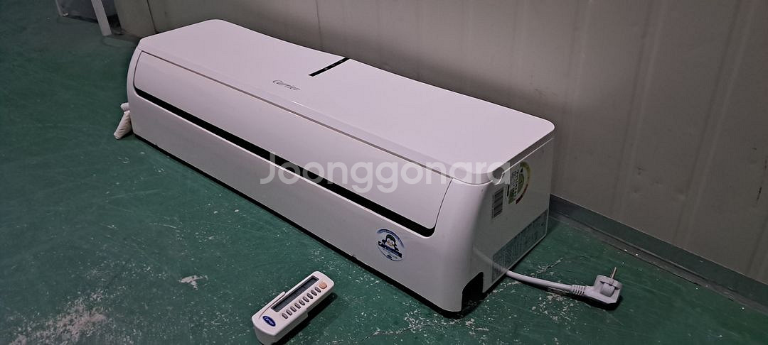 3387 캐리어 11평 벽걸이에어컨(화이트+정속형)--2