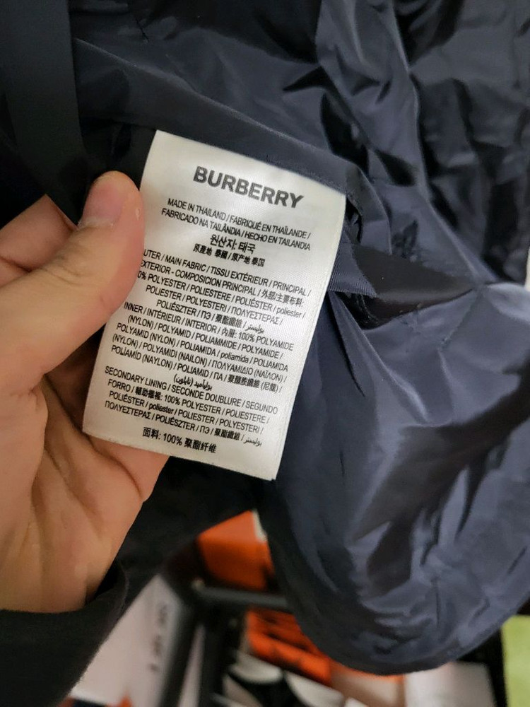 23SS 버버리 리버시블 체크 자켓 L--6