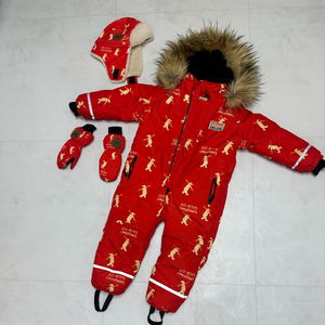 베베드피노 스키복 장갑 방한모 풀세트