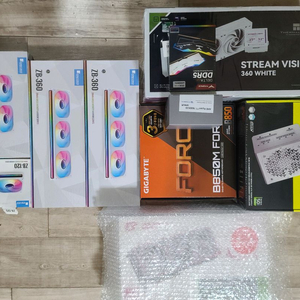 라이젠 7800x3d 5060ti 미개봉 미사용 그외풀세트