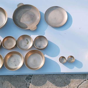 방짜유기 냉면그릇 유기 녹그릇