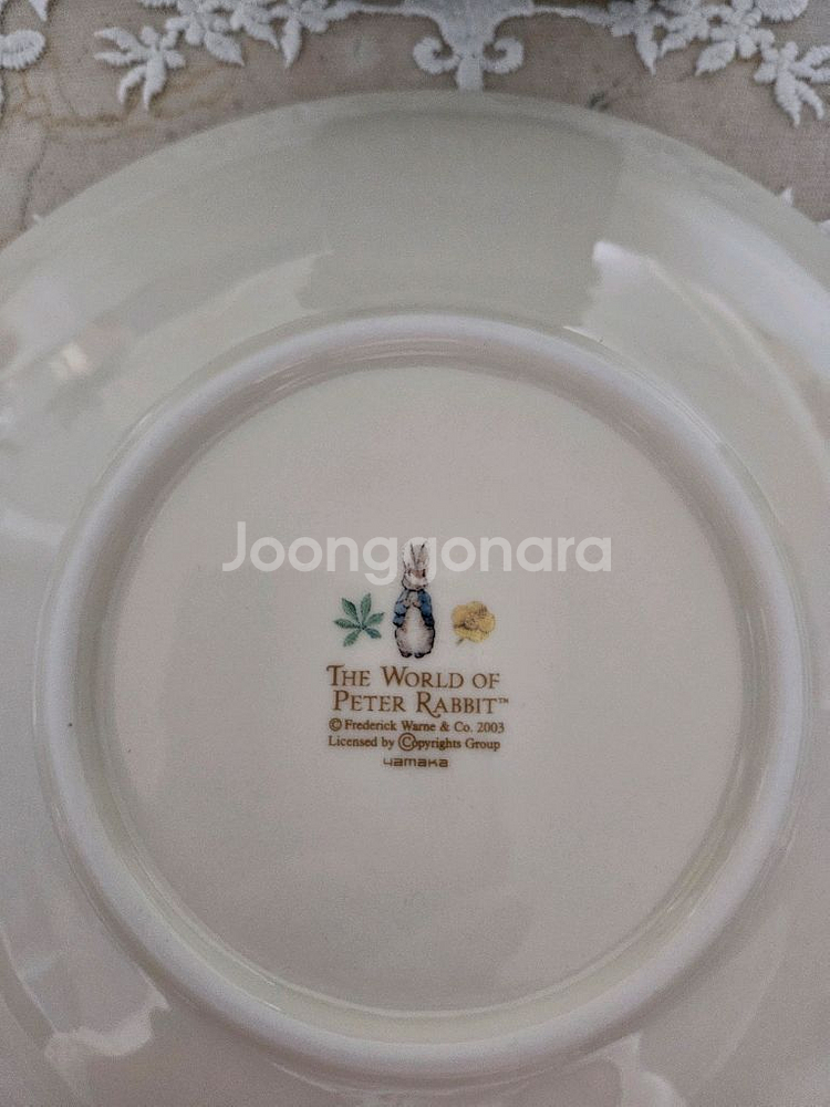 (새상품)일본 야마카 피터래빗 접시세트(5장)판매해요 (택포)--7