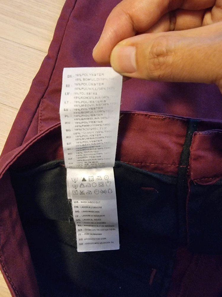 칼하트 버뮤다 숏팬츠 버건디 팝니다.(32)--4