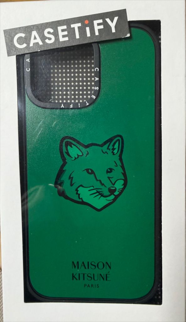 케이스티파이 메종키츠네 아이폰16프로맥스 케이스--1