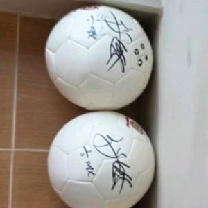 홍명보 사인볼 축구공