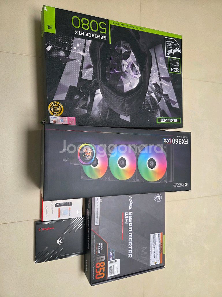 9950x3d, b850m wifi, 48gb, 5080 hof 본체--1