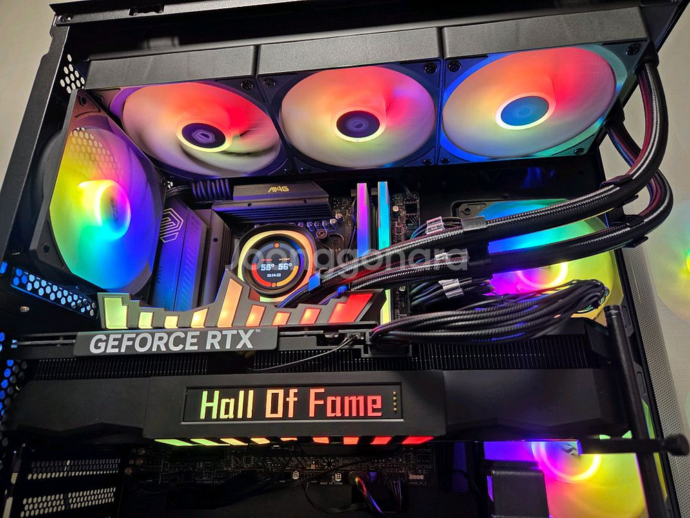 9950x3d, b850m wifi, 48gb, 5080 hof 본체--4