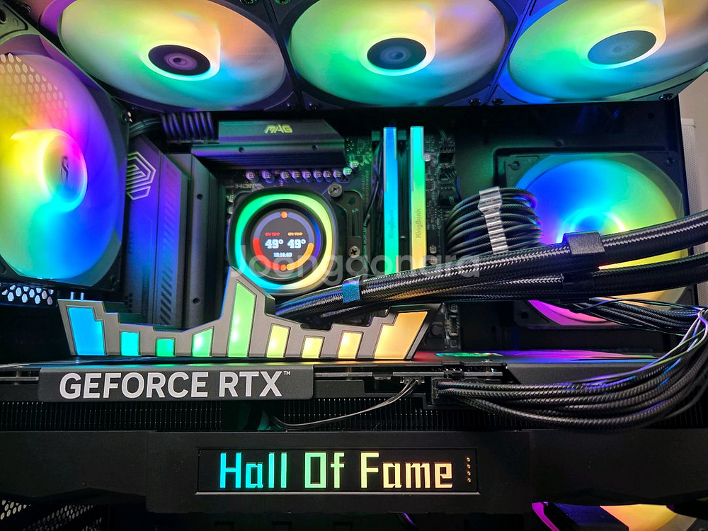 9950x3d, b850m wifi, 48gb, 5080 hof 본체--5