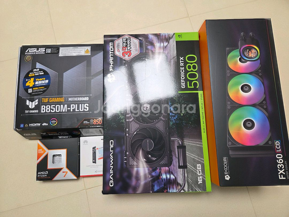 9800x3d, b850m wifi, rtx 5080 초고사양 본체--1