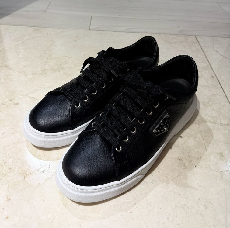 필립플레인 레더 스니커즈 41사이즈--1