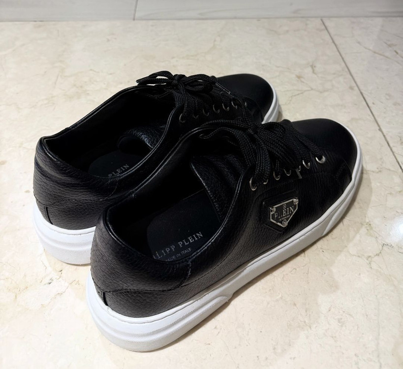 필립플레인 레더 스니커즈 41사이즈--6