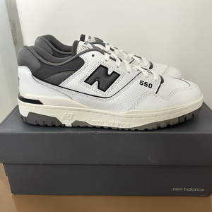270 뉴발란스 550 화이트 다크 그레이 미시착 새상품