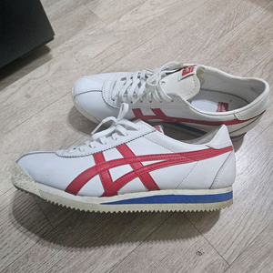 오니츠카타이거 코르세어 레더 흰빨파 265