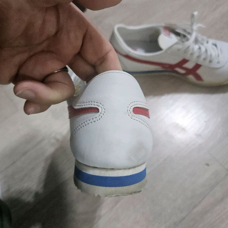 오니츠카타이거 코르세어 레더 흰빨파 265--1