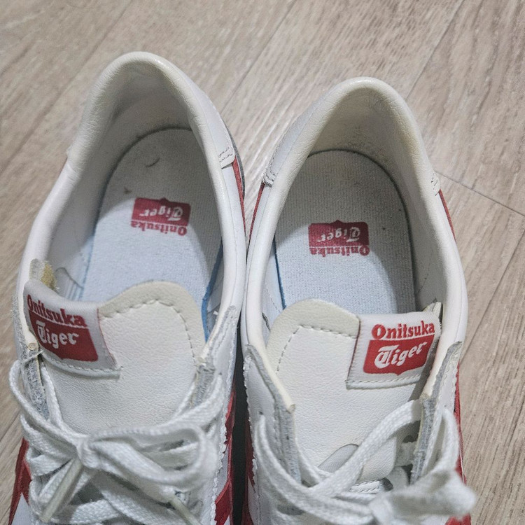 오니츠카타이거 코르세어 레더 흰빨파 265--5