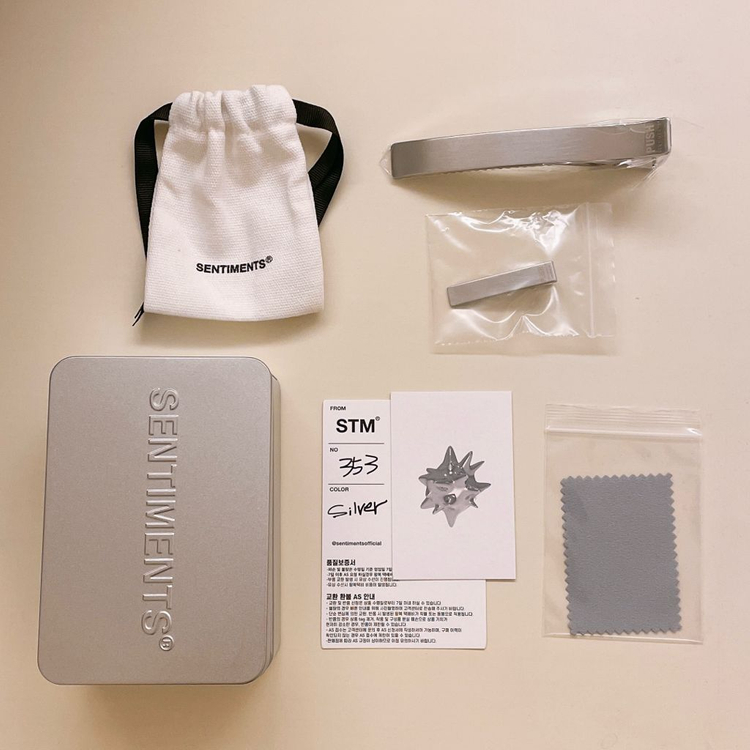 센티멍 푸쉬핀 헤어핀 헤어클립--2