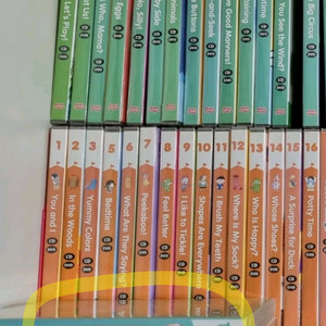 튼튼영어 베이비리그 그린, 오렌지, q플레이, w플레이 세트