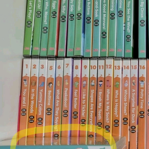 튼튼영어 베이비리그 그린, 오렌지, q플레이, w플레이 세트