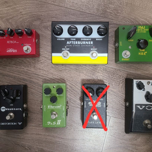 일렉기타 이펙터 팝니다 - 앰프시뮬 디스토션 오버드라이브 퍼즈 etc