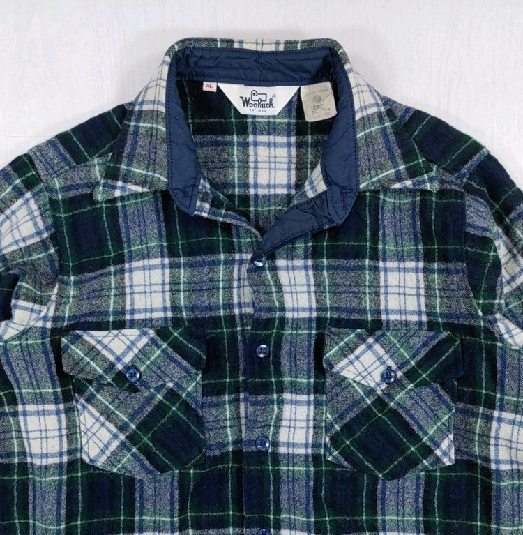 70년대 울리치 체크셔츠 S--1