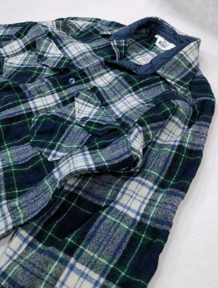 70년대 울리치 체크셔츠 S--2