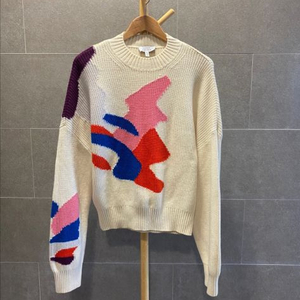 [새상품] 앤아더스토리즈 패턴 울50 니트 (L)