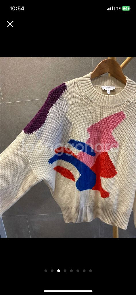 [새상품] 앤아더스토리즈 패턴 울50 니트 (L)--1