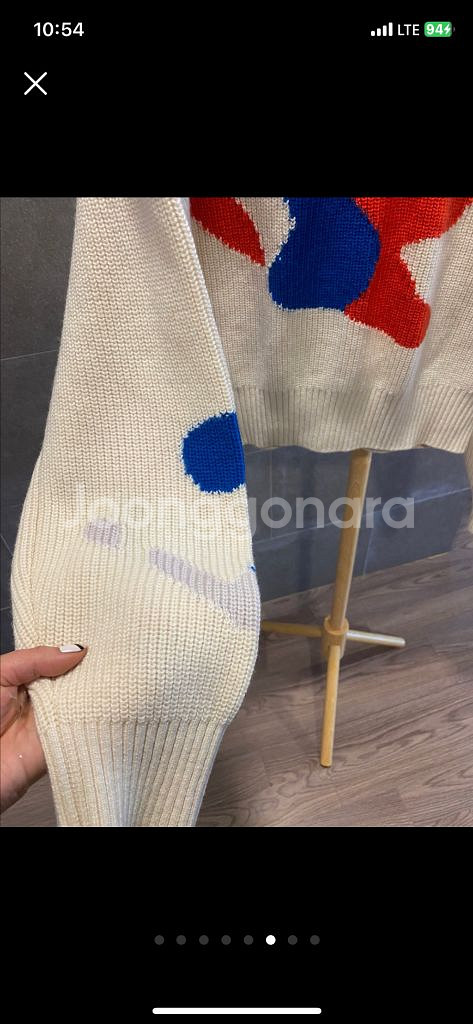 [새상품] 앤아더스토리즈 패턴 울50 니트 (L)--4