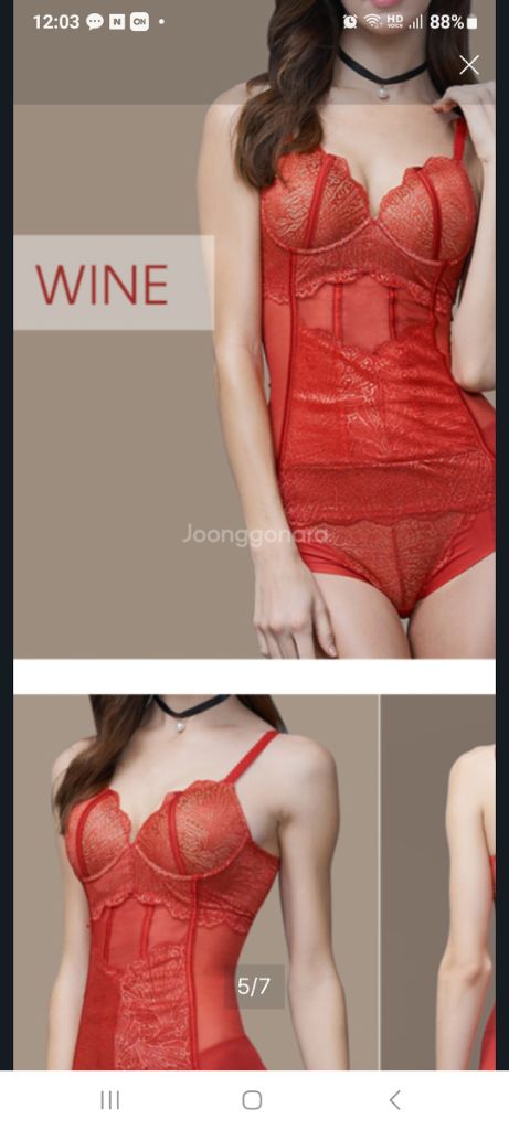 크리스티즈 코르셋 레드 바디쉐이퍼75A~B--1