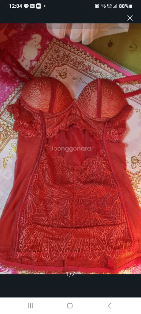 크리스티즈 코르셋 레드 바디쉐이퍼75A~B--3