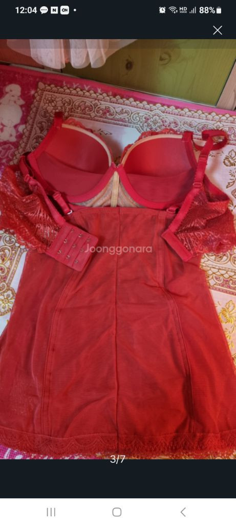 크리스티즈 코르셋 레드 바디쉐이퍼75A~B--4