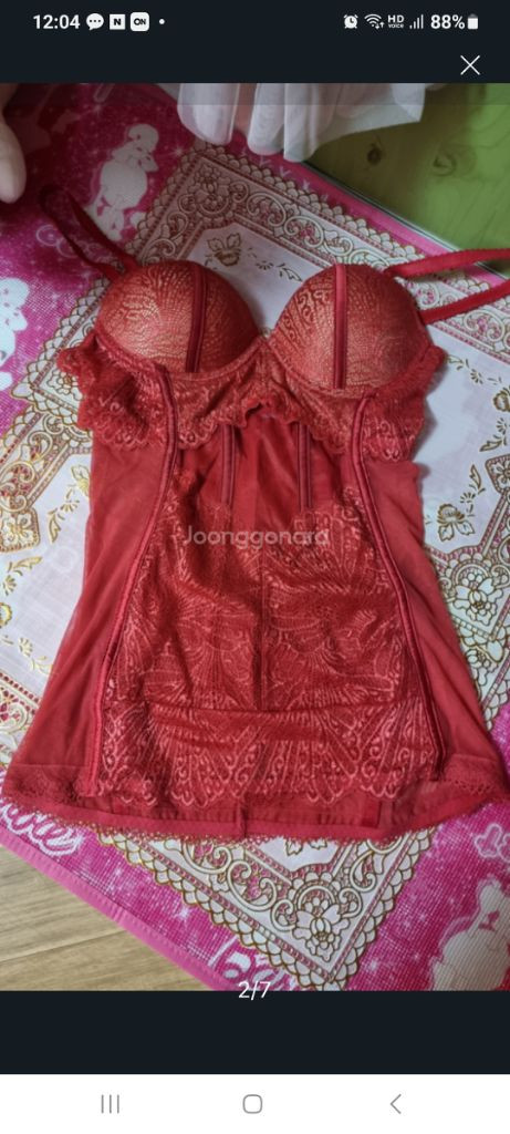 크리스티즈 코르셋 레드 바디쉐이퍼75A~B--6